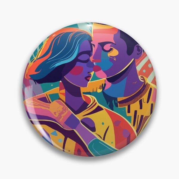 Item preview, Valentine's Day Lovers hugging Artwork designed and sold by Collision19.