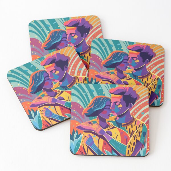 Item preview, Valentine's Day Lovers hugging Artwork designed and sold by Collision19.