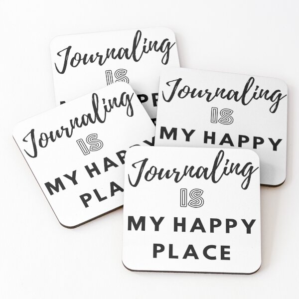 Item preview, Journaling Is My Happy Place designed and sold by ptlsprntsdsgn.