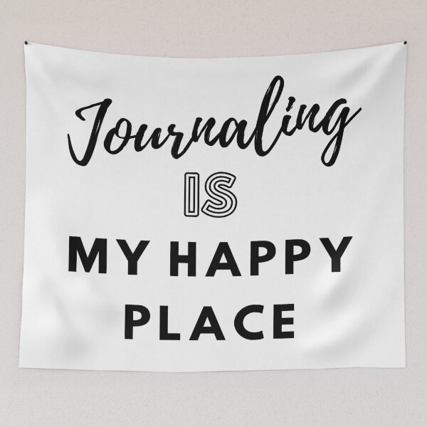 Item preview, Journaling Is My Happy Place designed and sold by ptlsprntsdsgn.
