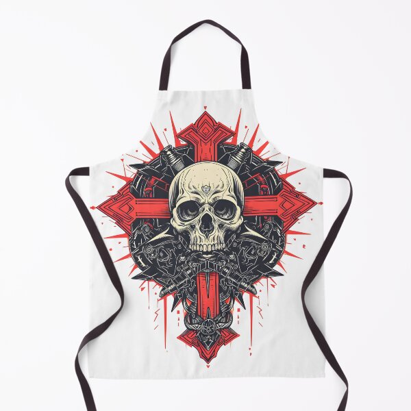 Item preview, Mechanical Skull Gothic Artwork designed and sold by inkArtistryfine.