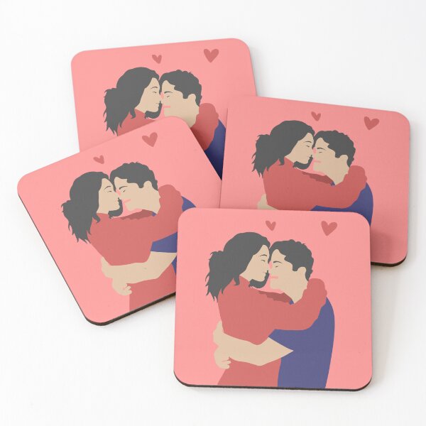 Item preview, Valentine's Day Lovers hugging Artwork designed and sold by Collision19.