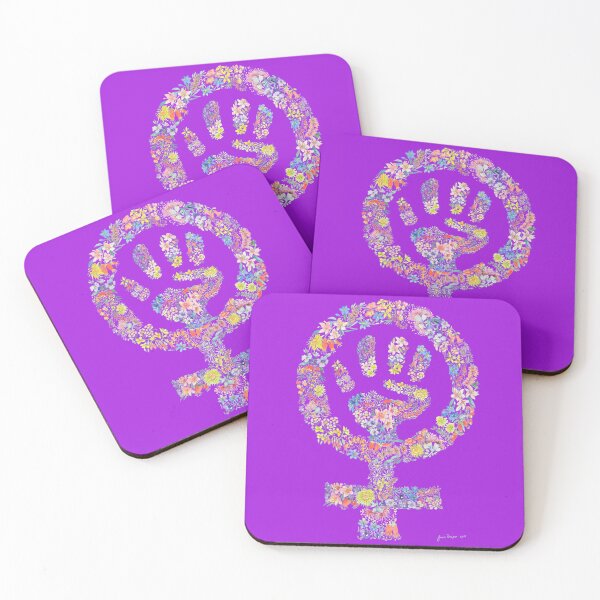 Item preview,  Australian native flowers feminist symbol  designed and sold by Jack Draper.