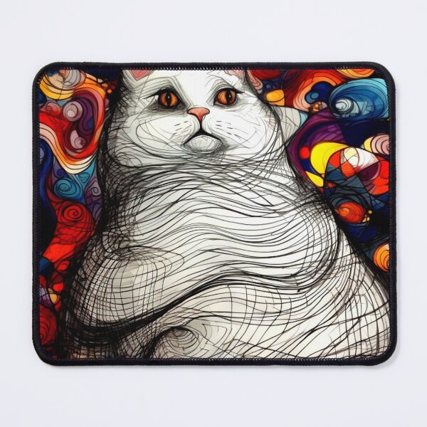 Item preview, Rainbow funny and cheerful kitten. designed and sold by Zofia Sosnecka.