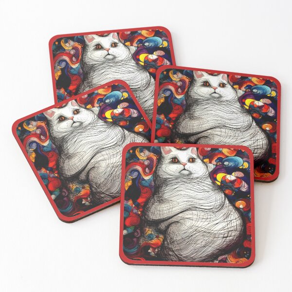 Item preview, Rainbow funny and cheerful kitten. designed and sold by Zofia Sosnecka.