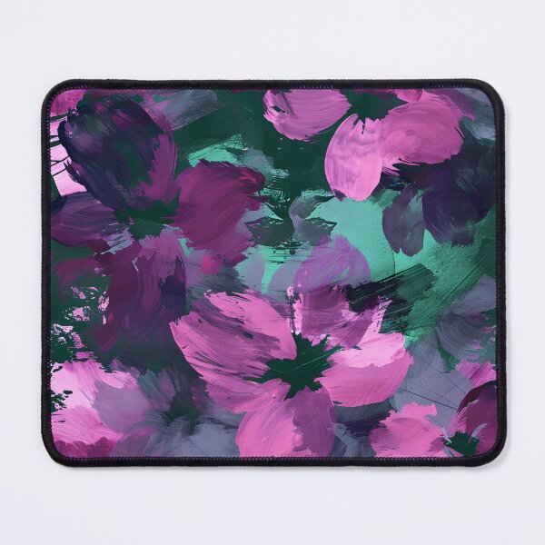 Item preview, Emerald Bloom Abstract Art designed and sold by inkArtistryfine.