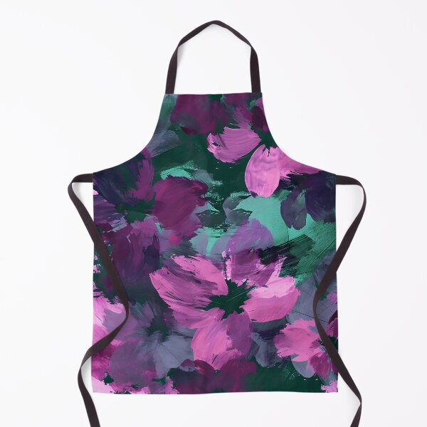 Item preview, Emerald Bloom Abstract Art designed and sold by inkArtistryfine.