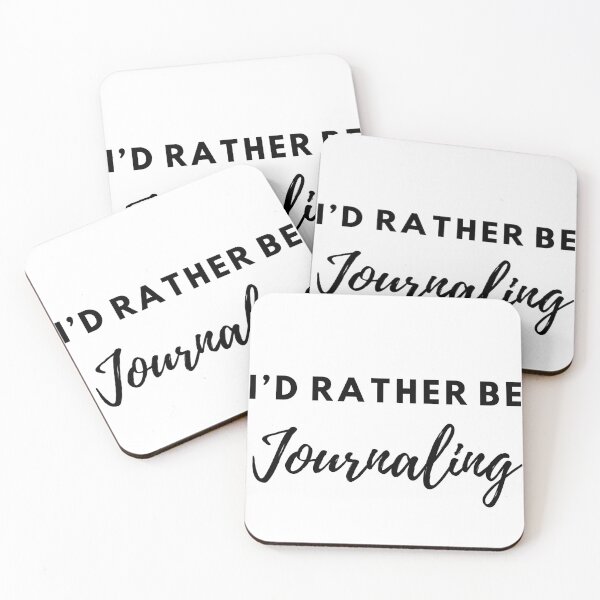 Item preview, I'd Rather Be Journaling designed and sold by ptlsprntsdsgn.