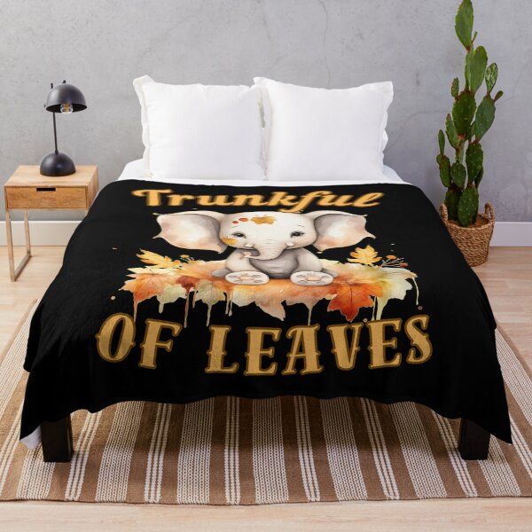 Item preview, Trunkful Of Leaves. elephant lover designed and sold by ElephantVibes.