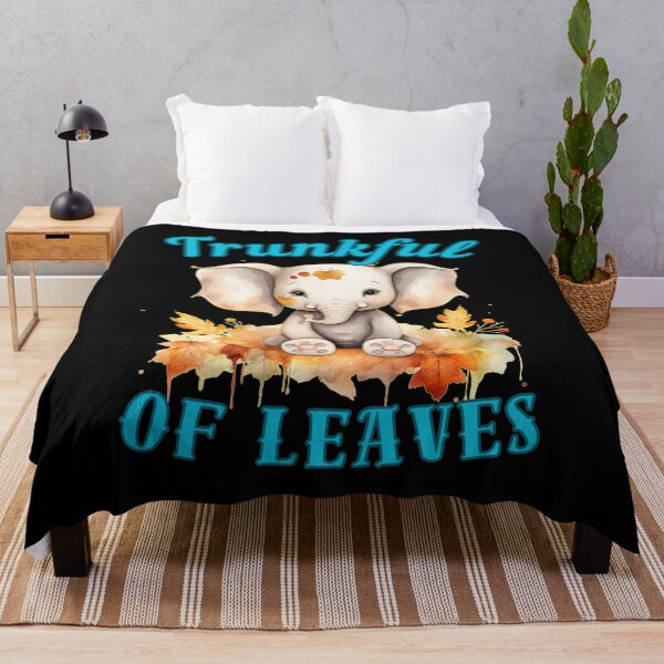 Item preview, Trunkful Of Leaves. funny elephant designed and sold by ElephantVibes.