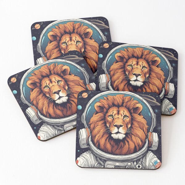 Item preview, An astronaut lion designed and sold by StellarVerse-.