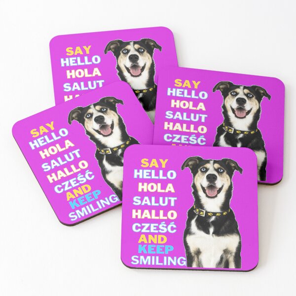 Item preview, Say Hello Hola Salut Hallo Cześć Keep Smiling  designed and sold by Polarctica.