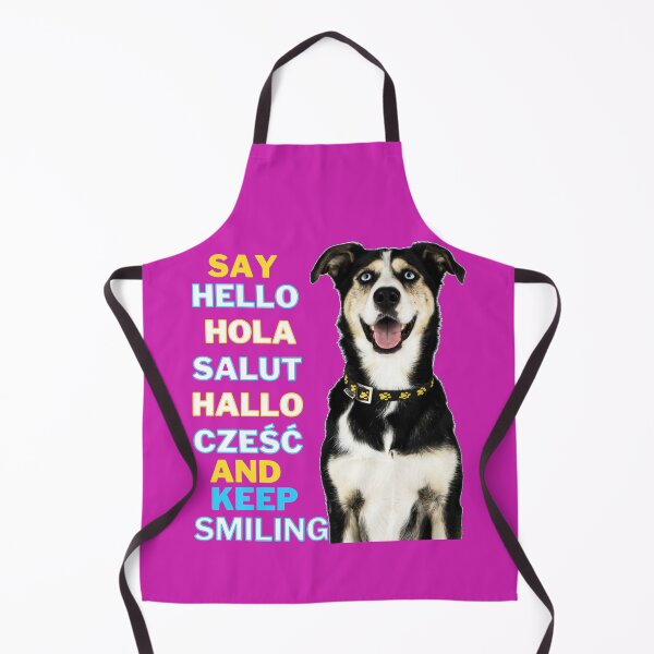 Item preview, Say Hello Hola Salut Hallo Cześć Keep Smiling designed and sold by Polarctica.