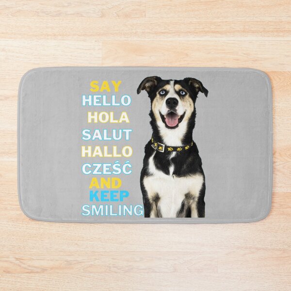Item preview, Say Hello Hola Salut Hallo Cześć Keep Smiling  designed and sold by Polarctica.
