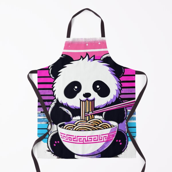 Item preview, Cute Panda Eating Ramen designed and sold by QUOTABLE STICKERS.