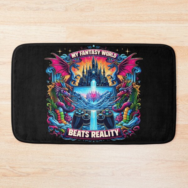 Item preview, My fantasy world beats reality - Fantasy Over Reality - Enchanted Gaming World designed and sold by CogniCraft.