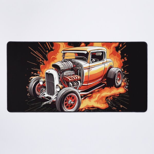 Item preview, Hot Rod Burnout 1 designed and sold by BajanTees.