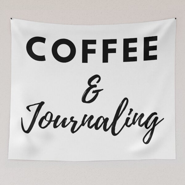 Item preview, Coffee And Journaling designed and sold by ptlsprntsdsgn.
