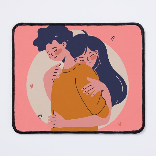Item preview, Lovers hugging Valentine's Day Artwork designed and sold by Collision19.