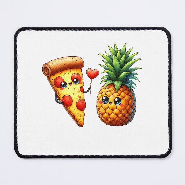 Item preview, Love is Love - Love at First Slice Valentine's Pizza with Pineapple Passion designed and sold by Staatiiart.