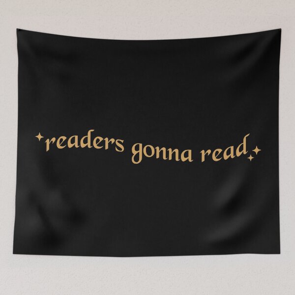 Item preview, readers gonna read. bookish quotes. designed and sold by ArtistryWhims.