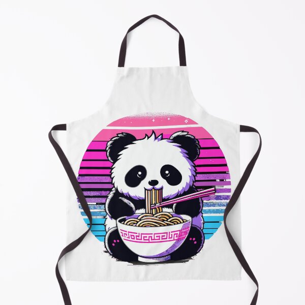 Item preview, Cute Panda Eating Ramen designed and sold by QUOTABLE STICKERS.