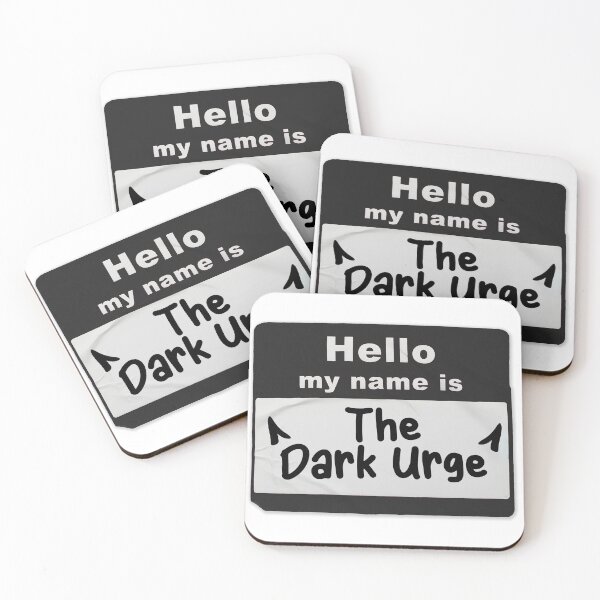 Item preview, Hello My Name Is The Dark Urge designed and sold by BadLuckByDesign.