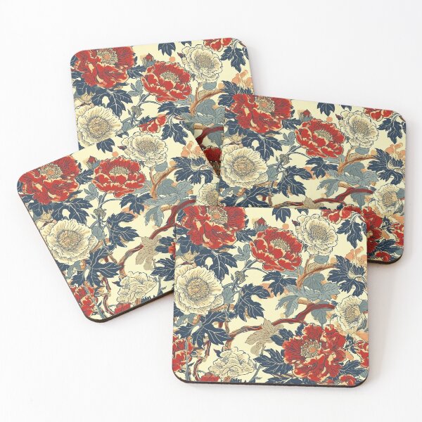 Item preview, Chinese Pattern - Qipao Red and White Flowers designed and sold by HausKatz.