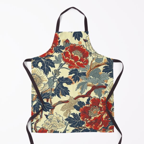 Item preview, Chinese Pattern - Qipao Red and White Flowers designed and sold by HausKatz.