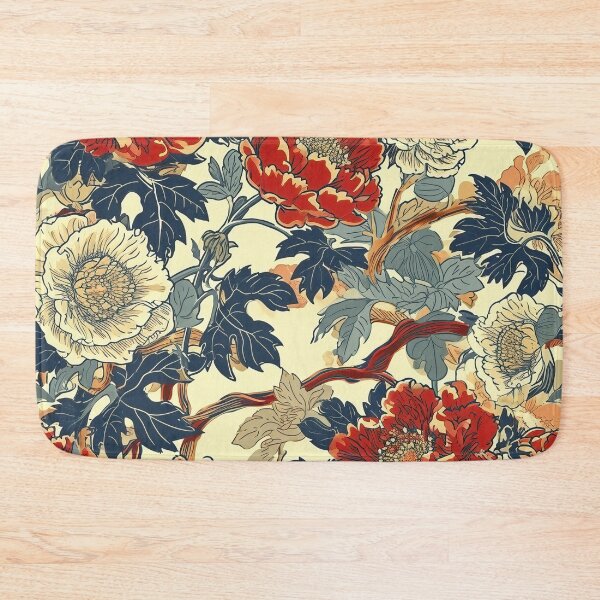 Item preview, Chinese Pattern - Qipao Red and White Flowers designed and sold by HausKatz.