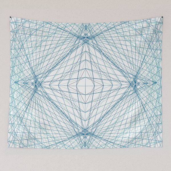 Item preview, Rectangular Pattern #4 Morph C [16278-Blues-WB] designed and sold by LottMultimedia.