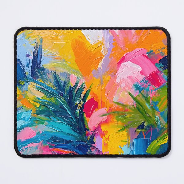 Item preview, Tropical Vibrance Expressive Artwork designed and sold by inkArtistryfine.
