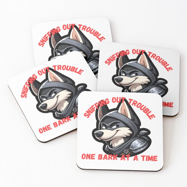Item preview, sneaky dog Sniffing out Trouble  designed and sold by VividDripCo.