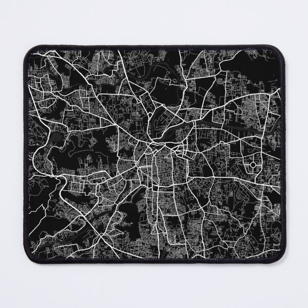 Item preview, Pune City Map of Maharashtra, India - Full Moon designed and sold by deMAP.