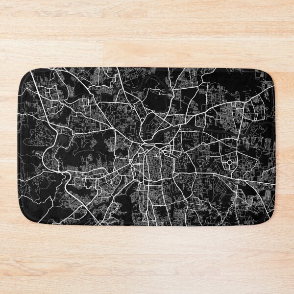 Item preview, Pune City Map of Maharashtra, India - Full Moon designed and sold by deMAP.