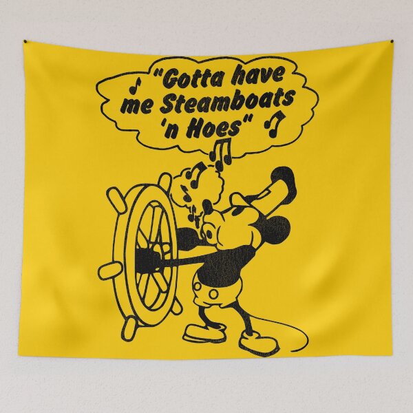 Artikelvorschau, Gotta Have Me Steamboats N Hoes --- Steamboat Willie entworfen und verkauft von ourkid.