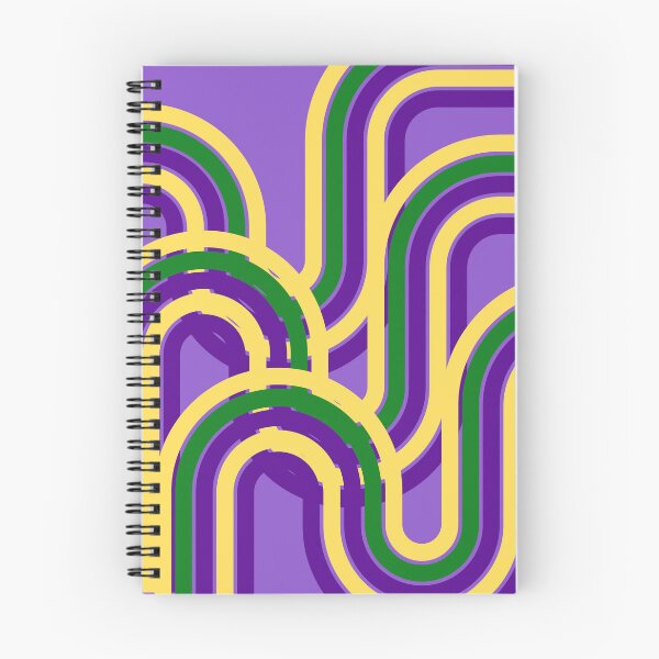 Item preview, Diseño con curvas de Mardi Gras designed and sold by Seedcap7.