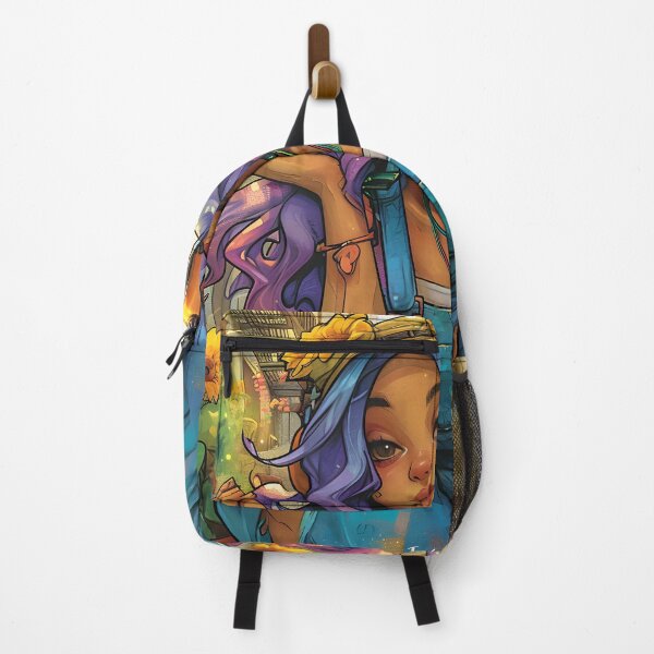 Item preview, Urban Sunflower Muse with Headphones designed and sold by inkArtistryfine.