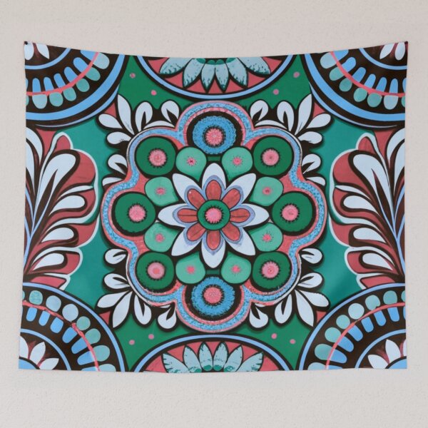 Item preview, Ethnic mandala with colorful ornament designed and sold by Casanova7000.