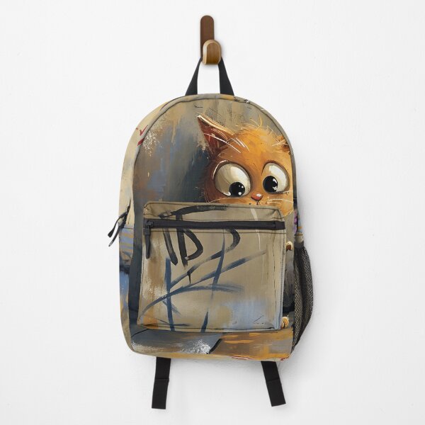 Item preview, Whimsical Urban Feline Illustration designed and sold by inkArtistryfine.