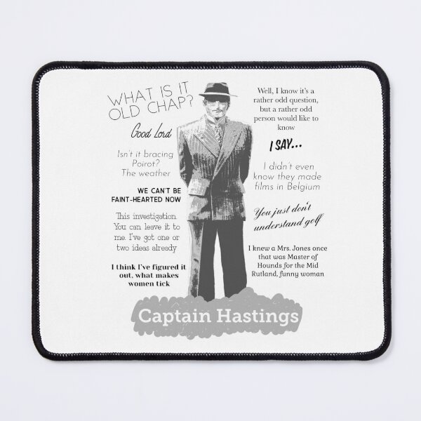 Item preview, Captain Hastings designed and sold by FunandWhimsy.