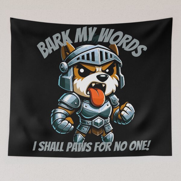 Item preview, Angry warrior dog bark My words  designed and sold by VividDripCo.