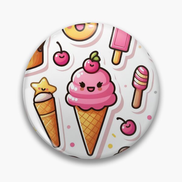 Item preview, Cute Icecreams and cakes stickers designed and sold by MATPV.