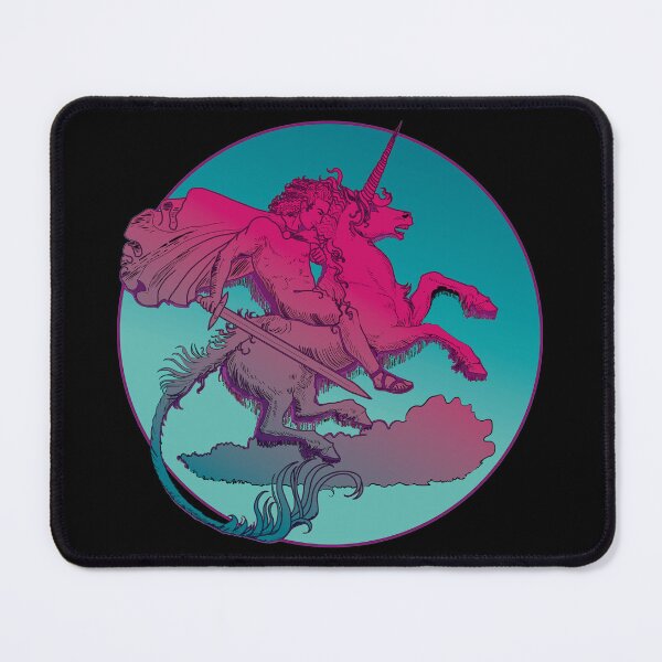 Item preview, Unicorn Soldier (Pink and Teal Vibrant) designed and sold by Tiirabird.