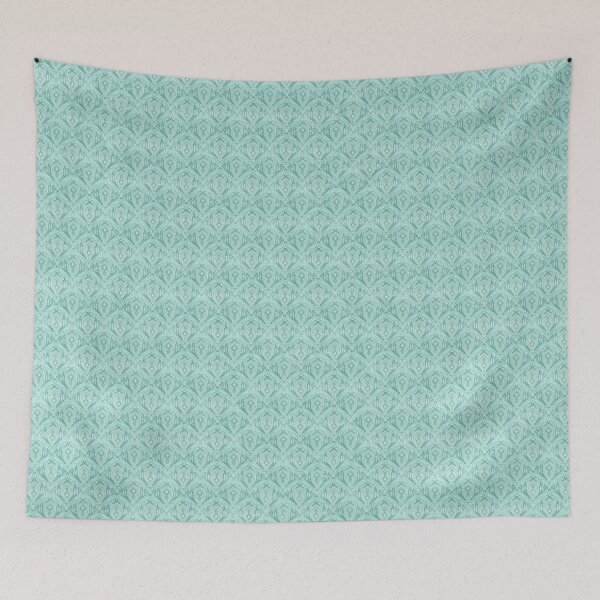 Item preview, lining paper design from an old, cheap suitcase – wild sage designed and sold by BrownWoodRobot.