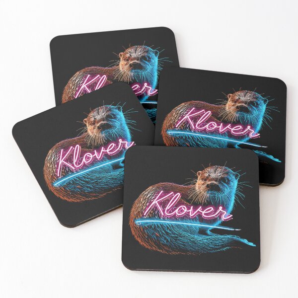 Item preview, Retro Neon Otter designed and sold by KloverDesigns.