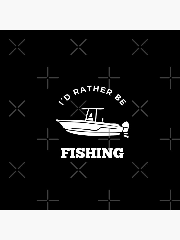 Thumbnail 3 of 3, Pin, I'd Rather Be Fishing designed and sold by FridPix.