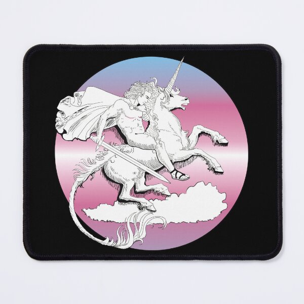 Item preview, Unicorn Soldier (Trans Rights) designed and sold by Tiirabird.