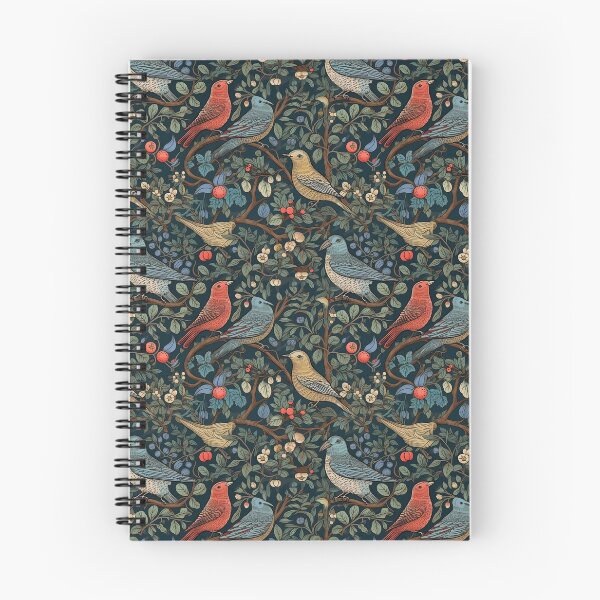 Item preview, birds in fruit trees designed and sold by darkartsflowers.