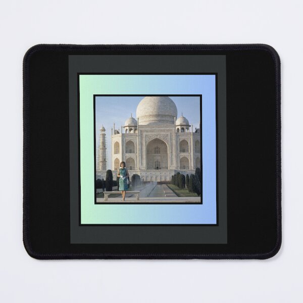Item preview, FIRST LADY JACQUELINE KENNEDY VISITS THE TAJ MAHAL IN AGRA UTTAR PRADESH, INDIA MARCH 15 1962 designed and sold by PatriotCat.